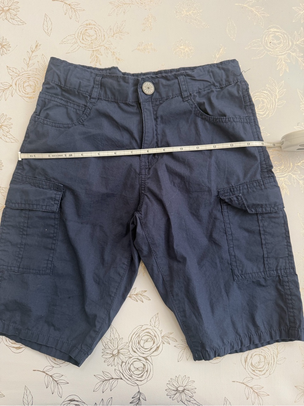 IDEXE Boys Navy Blue 100% Cotton Cargo Shorts Casual Outdoor